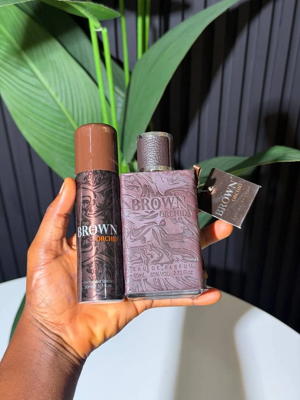 Brown orchid