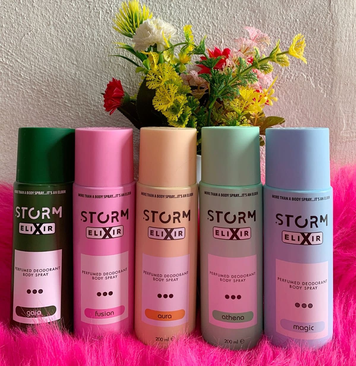 Elixir body spray